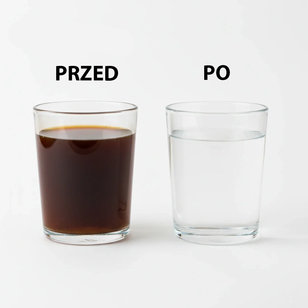 Brudna woda z rzeki - przed filtracją HYDRO-X1
